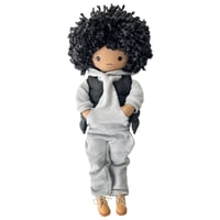 Image 1 of Kota Handmade Linen Doll  (PREORDER ITEM - SHIP DATE ON OR BEFORE SEPTEMBER 30, 2024)