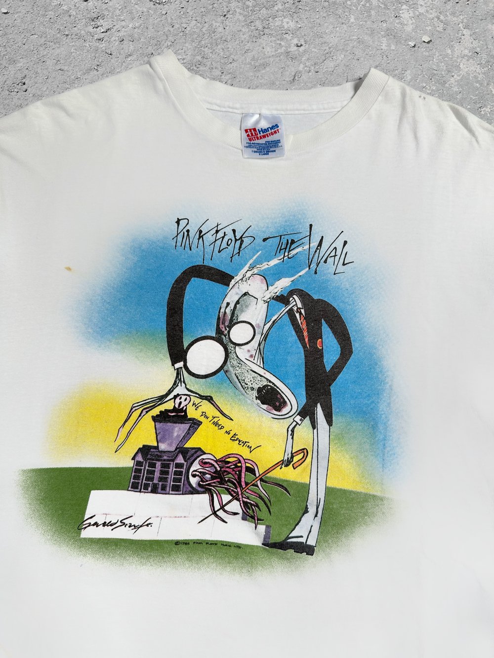 Pink Floyd 1982 ‘The Wall’ White T-Shirt