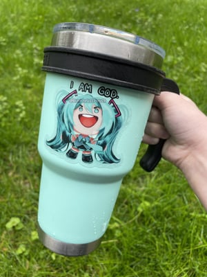 Image of Hatsune Miku I AM GOD sticker 