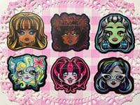 Image 1 of Monster High stickers ! Draculara, Lagoona Frankie stickers 