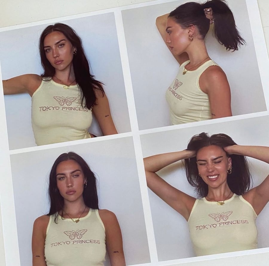 Image of 💛Tokyo Princess Baby Tank Yellow 💛Restock