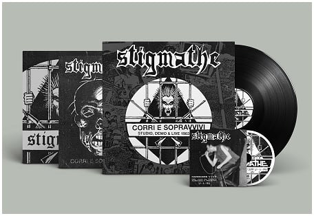 Image of STIGMATHE - "Corri e sopravvivi:1983-1985" Lp+CD (black)