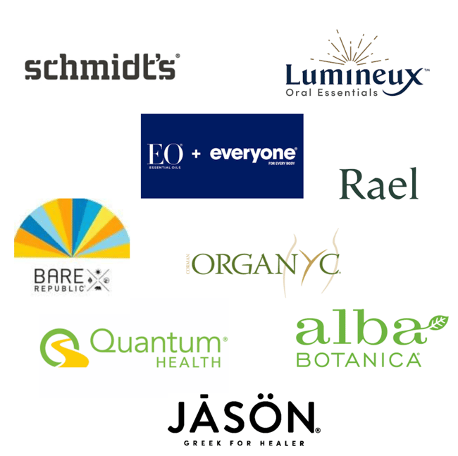 SCHMIDTS, LUMINEUX, BARE ORGANICS, ALBA BOTANICA, ETC.