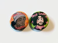 Image 2 of Bandom Crush Days of the Week 1.5in Button Pin Set