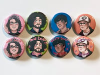 Image 1 of Fall Out Boy Old School 1.5in Button Pins