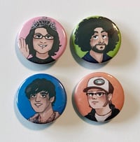 Image 2 of Fall Out Boy Old School 1.5in Button Pins