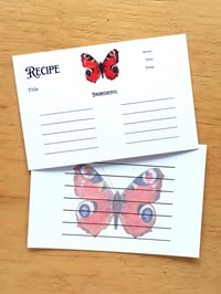 Image 3 of Butterfly Recipe Cards