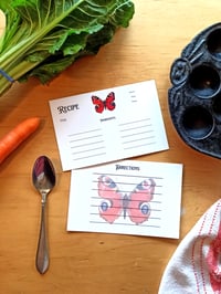 Image 4 of Butterfly Recipe Cards