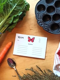 Image 2 of Butterfly Recipe Cards