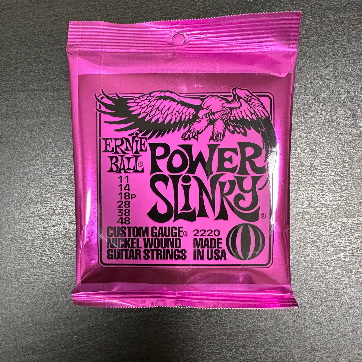 Ernie Ball Power Slinky Nickel Wound Electric Guitar Strings .011