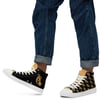 The G. Mens Black Canvas High Tops
