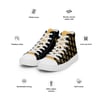 The G. Mens Black Canvas High Tops