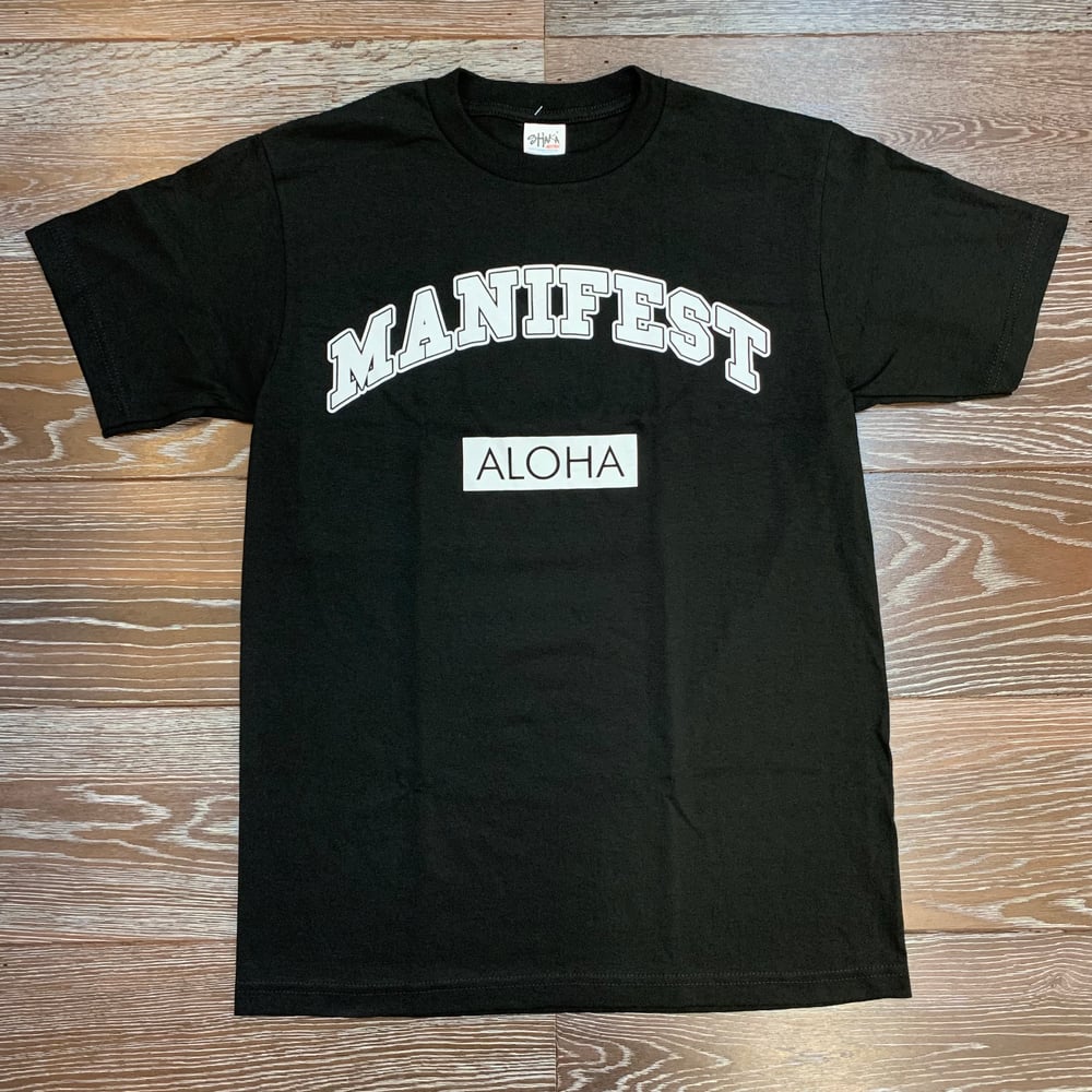Image of Manifest Aloha Black Men's T-shirt 