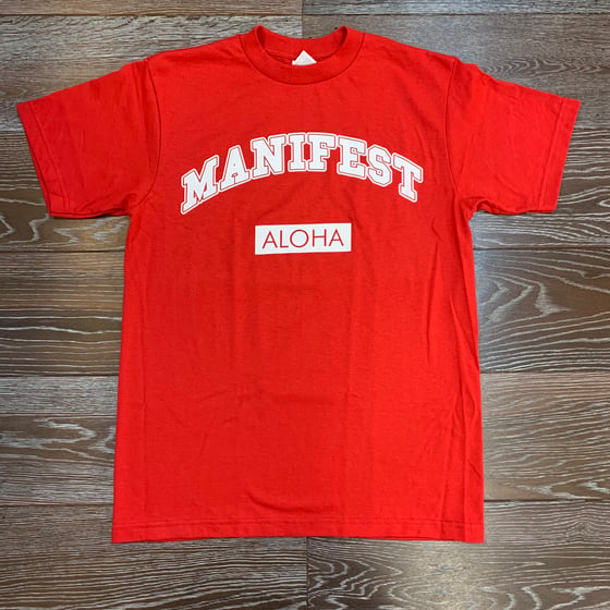Image of Manifest Aloha Red Men's T-shirt 
