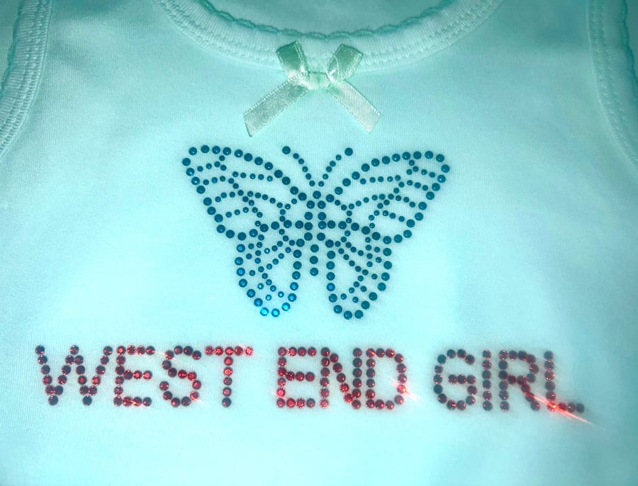 Image of 💘West End Girl💘tank top❤️🇬🇧Restock💙🩵💙pre order 