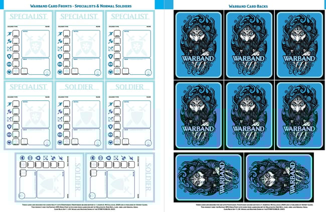 Icecrypt Stat Cards (Frostgrave Compatible)
