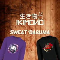 Image 1 of 🔸PRECOMMANDE🔸  SWEAT DARUMA (2 designs) - 🌸IKIMONO🌸 