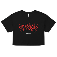 'metal' crop top