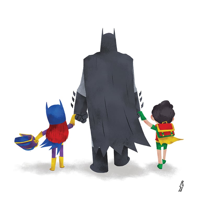 Image of Bat Family / Wonder Family / Super Family / Flash Family