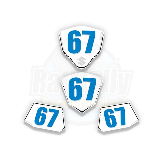 Image of Race Number Boards to fit Suzuki GSX-R 600-750 2019>