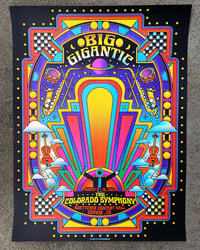 Image 1 of Big Gigantic w/ the Colorado Symphony • 18x24 screen printed poster