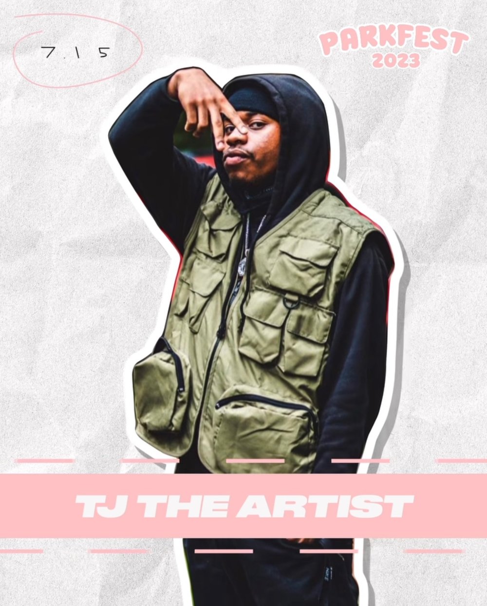 Image of TJ the Artist PARKFEST 