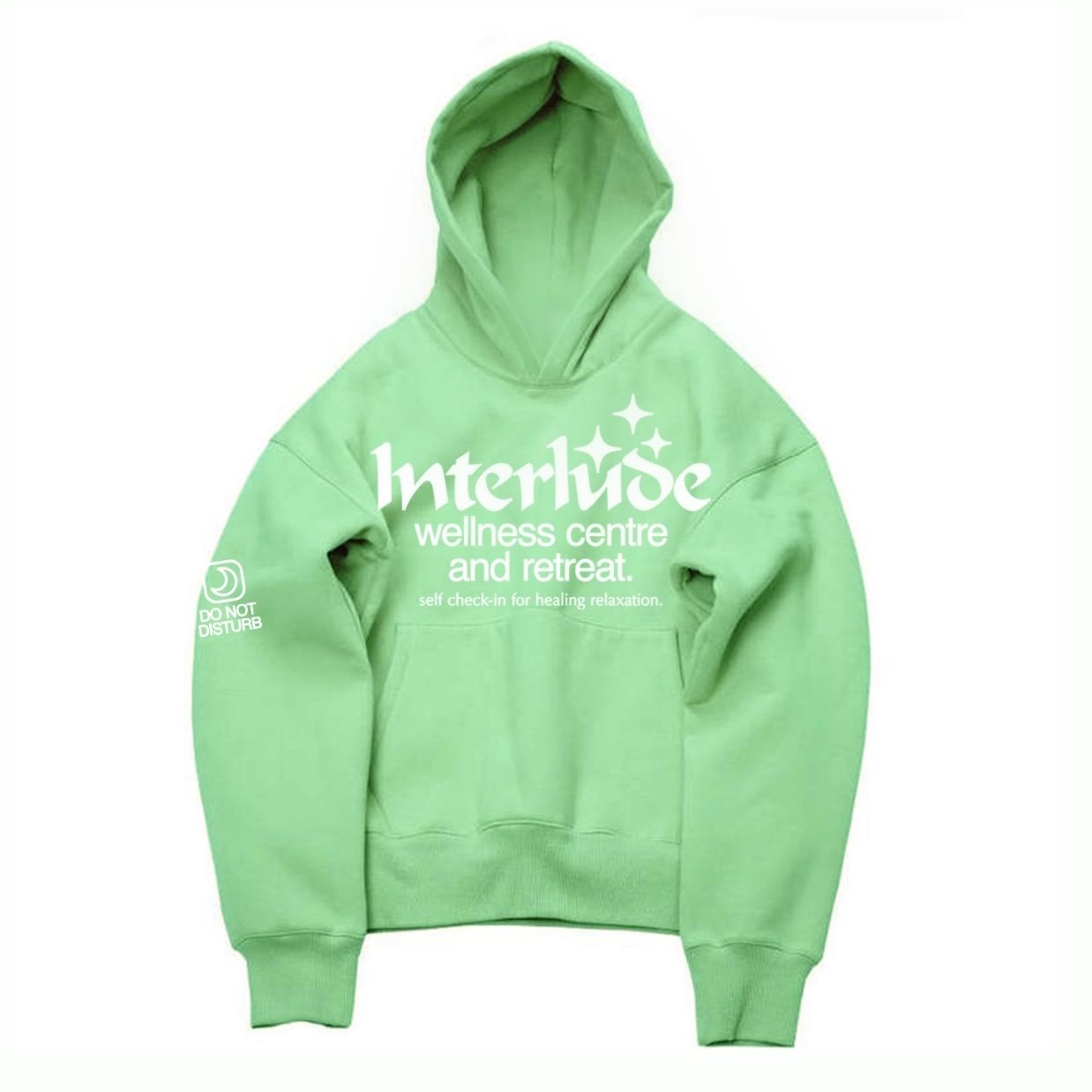 "SUPER WELL" Hoodie (Fresh Lime Jade ) 