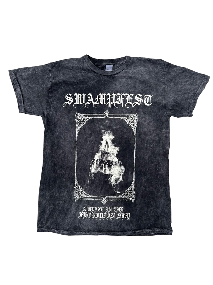 Image of Swampfest Blaze shirt STONE WASH