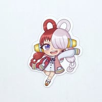 Image 1 of Red Singer Sticker