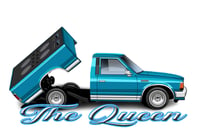 Image 1 of 4" MiniTruck Era Magazine Sticker  " THE QUEEN"