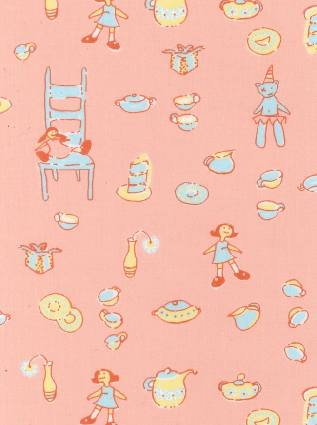 Heather Ross Munki Munki Fabric - Tea Party