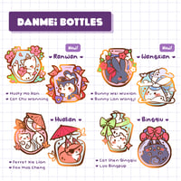 Image 1 of Danmei Bottles Sets (2HA, MDZS, TGCF, SVSSS) - Enamel Pins