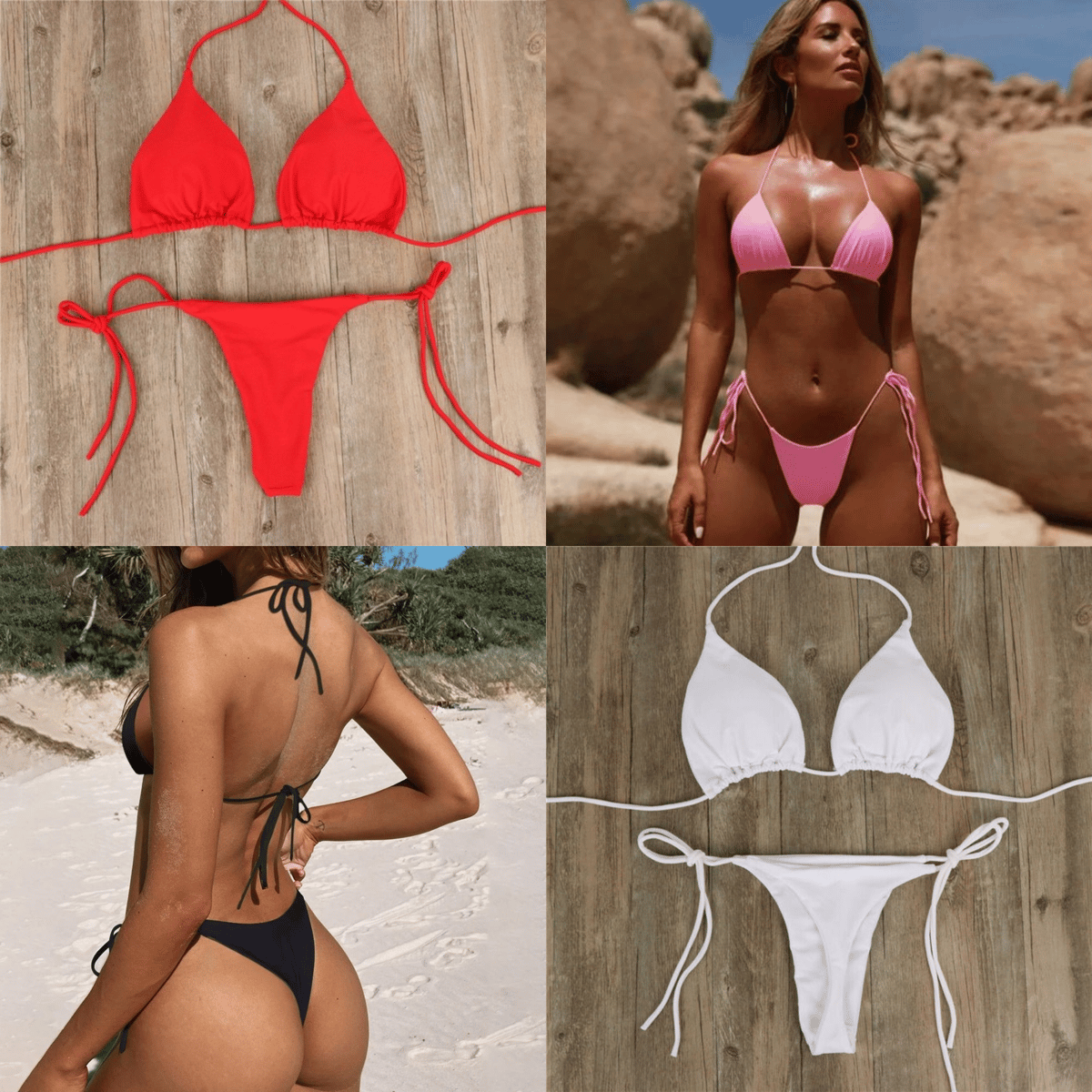 Image of Neck Strap Bikini