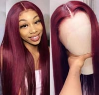 Image 1 of Straight  99J Lace Wig