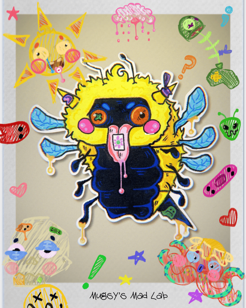 mad honey syndrome sticker