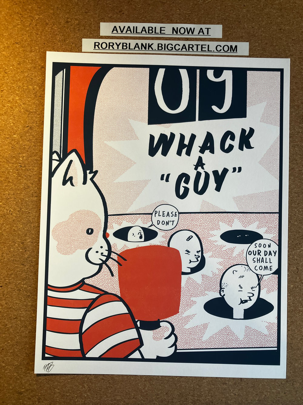 Image of Whack A Guy Print