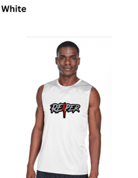 Image 2 of Re4per (Silver/Black) Men's Performance Muscle Tank