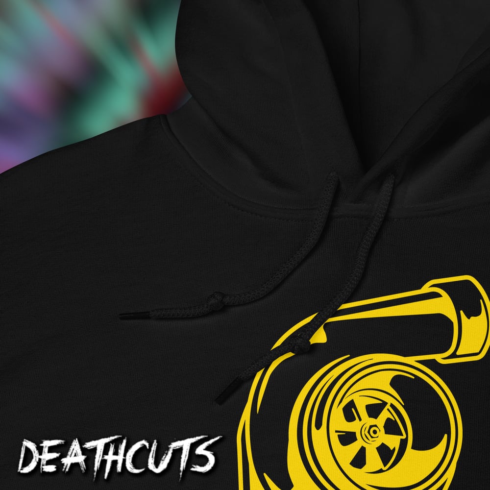 DeathCuts Turbo Hoodie (Large Front Print)