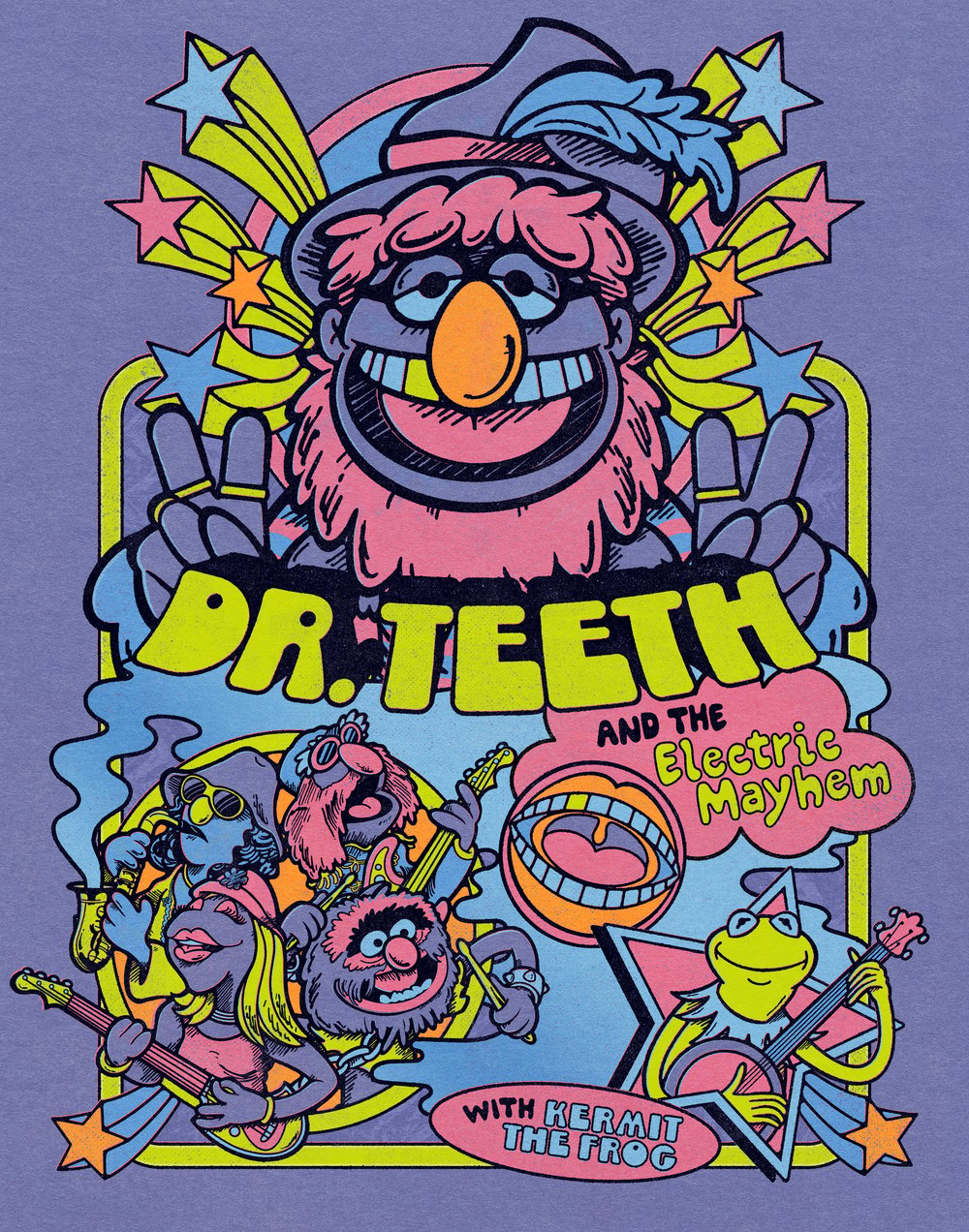 Dr. Teeth Art Print