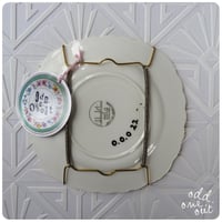 Image 2 of Stay Gold - Hand Painted Vintage Plate
