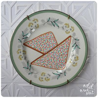 Image 1 of Fairy Bread - Hand Painted Vintage Plate