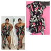 PLUS SIZE CONVERTIABLE SHORT ROMPER  CAN BE WORN SEREVAL WAYS.