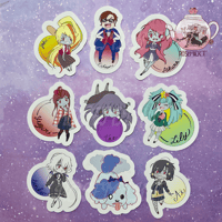 Zombie Idol Series Matte Stickers (Last Chance)