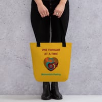 Image 1 of **PERSONALIZE** YOUR "ONE THOUGHT AT A TIME" TOTE! - ADD YOUR STANZA!