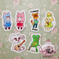Animal Friends Matte Stickers (Last Chance)
