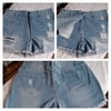 STYLISH CASUAL RAGED HEM DENIM SHORTS TRUE TO SIZE