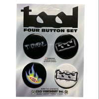 Tool Four Button Pins Set