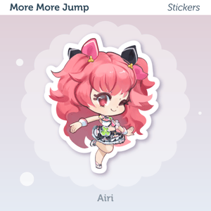Image of More More Jump 2.5" Stickers
