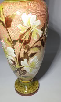 Image 3 of Doulton Lambeth Faience Bottle Vase