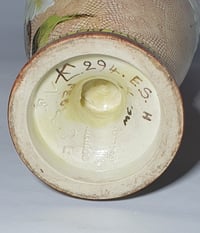 Image 5 of Doulton Lambeth Faience Bottle Vase